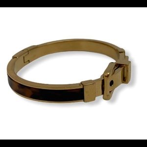 Michael Kors Tortoise Gold Plated Bangle Bracelet